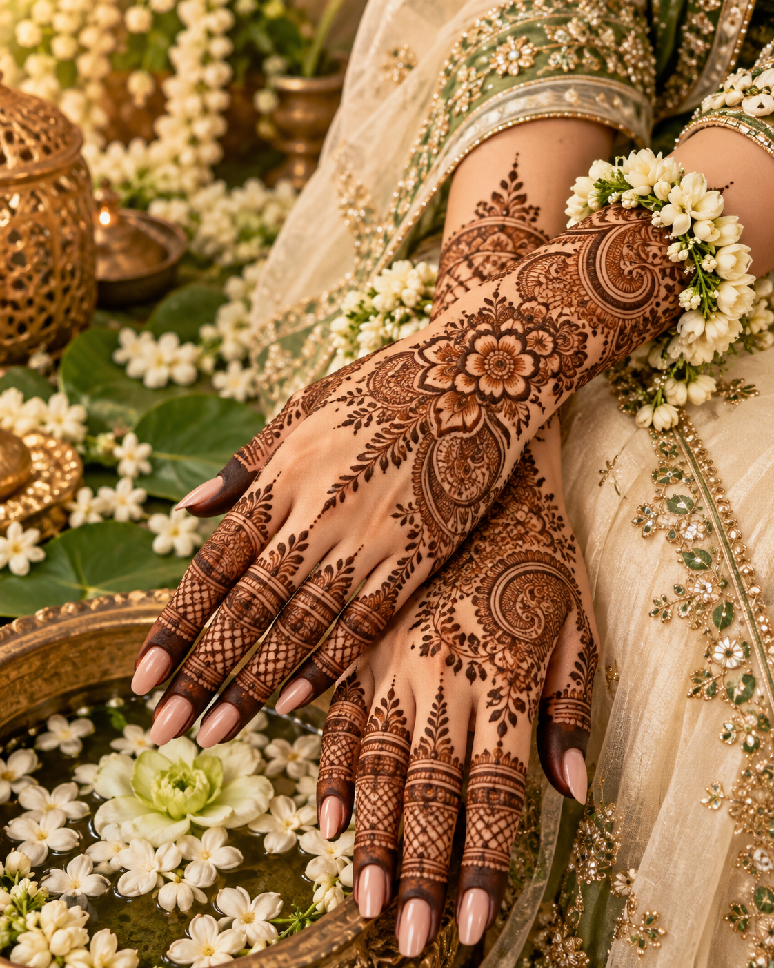 Organic Mehendi artistry