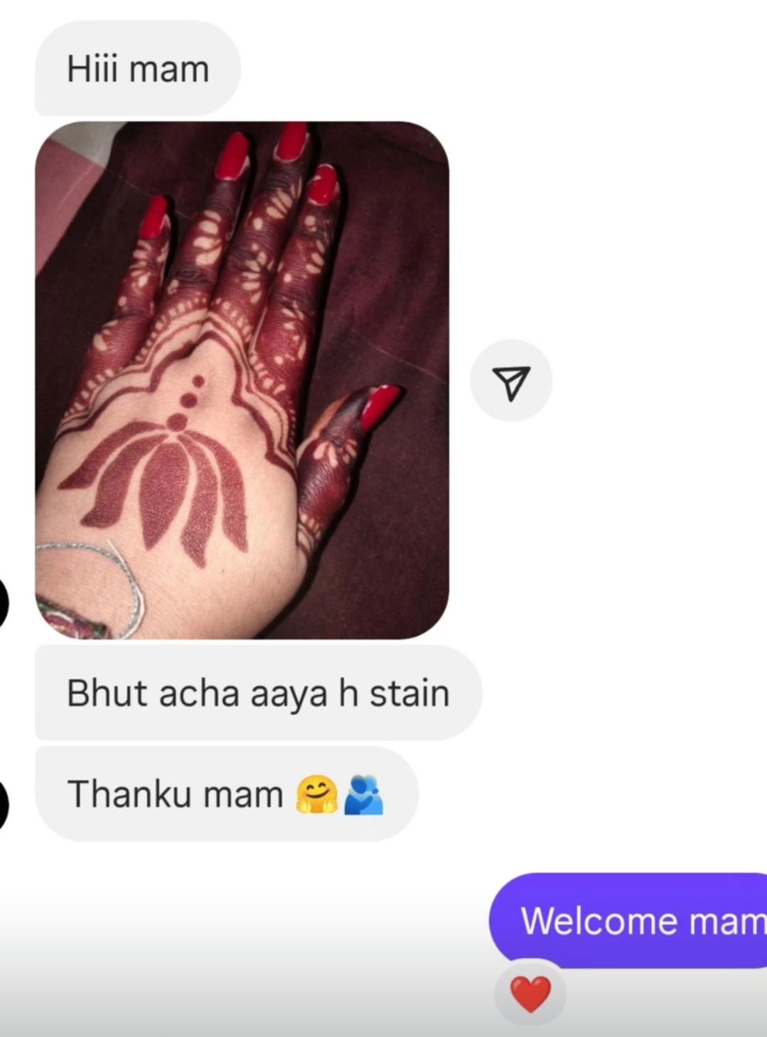 Customer feedback