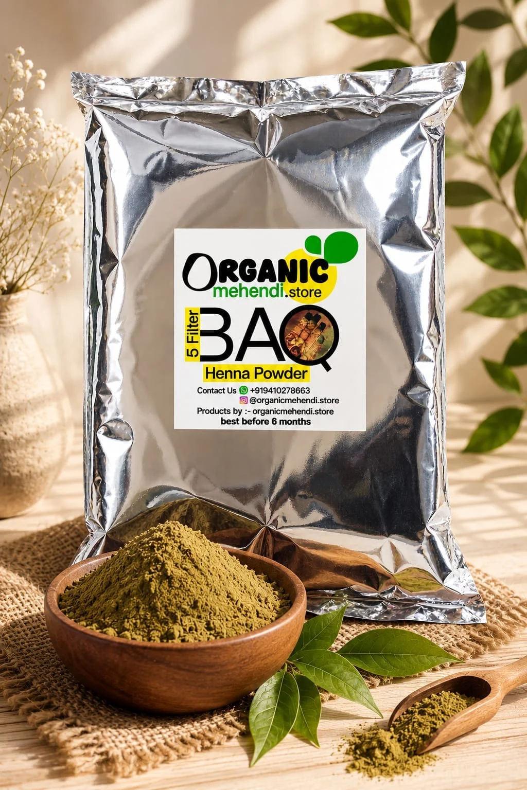 5 Shifted Baq Henna Powder